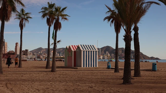 Beachfront Cityscape