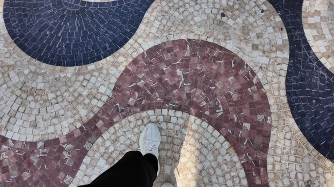 Colorful Mosaic Pavement