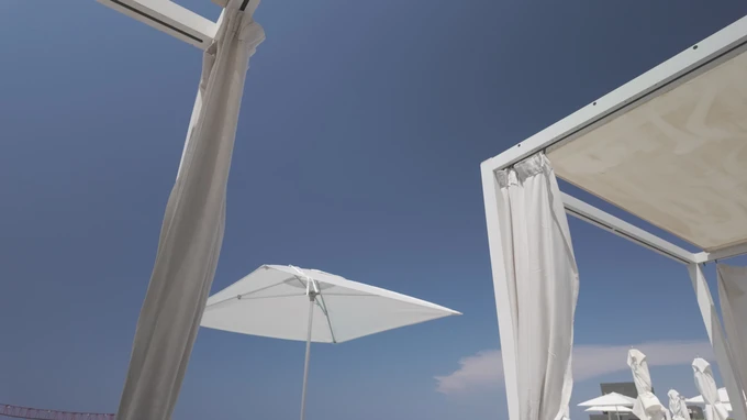 Beachside Canopy on a Sunny Day