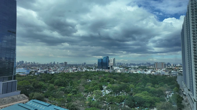 Cityscape with Greenery