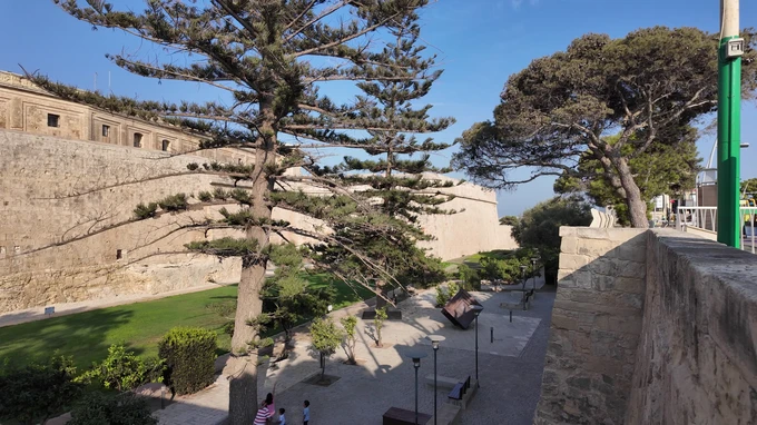 Historic Fort with Lush Gardens