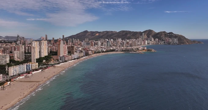 Coastal City Skyline