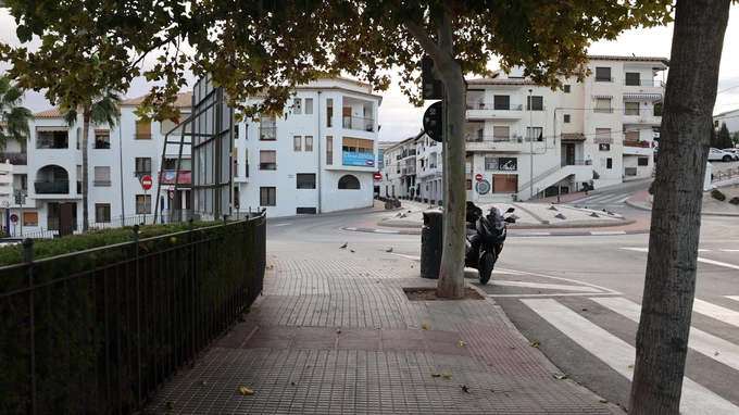 Quiet Urban Street Scene