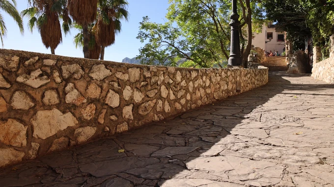 Scenic Stone Pathway