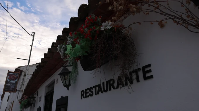Rustic Restaurant Exterior
