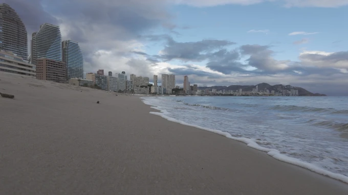 Beachfront Cityscape