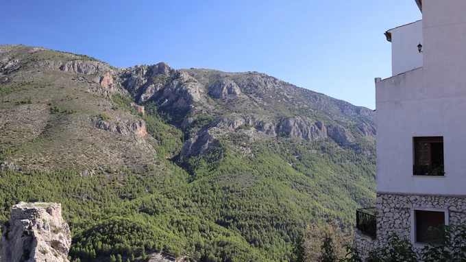 Mountain View with Building