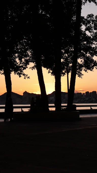 Sunset by the Lakeside