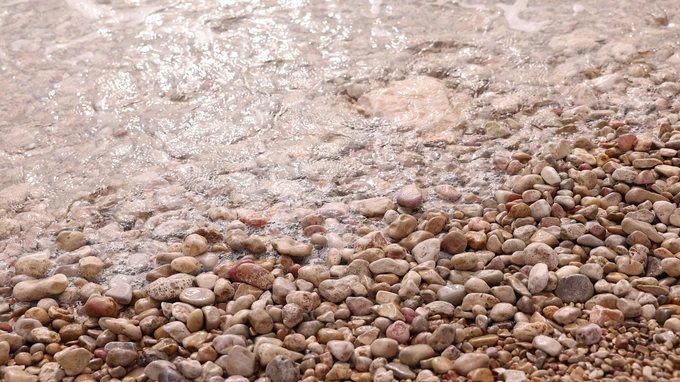 Pebbled Shoreline