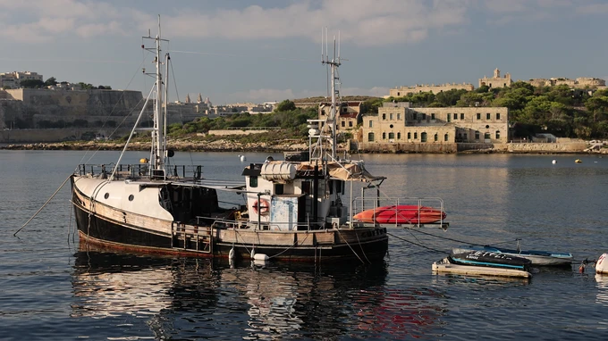 Historic Harbor Scene