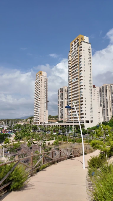 Modern High-Rise Buildings in Urban Landscape