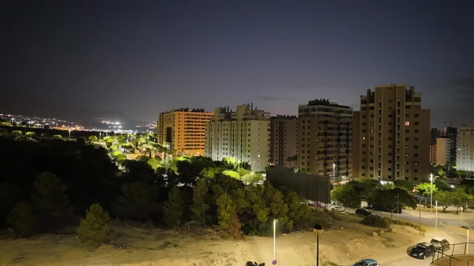 Nighttime Cityscape