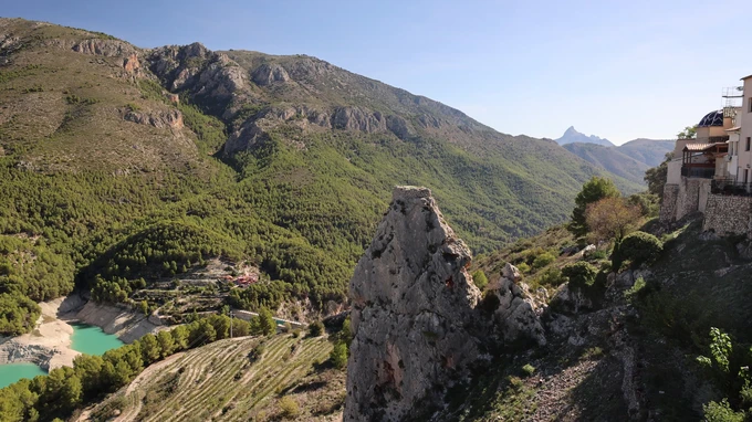 Mountainous Landscape with Village