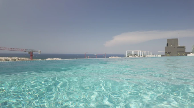Infinity Pool Overlooking the Sea