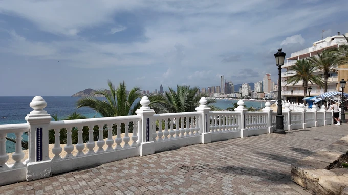 Scenic Coastal City View