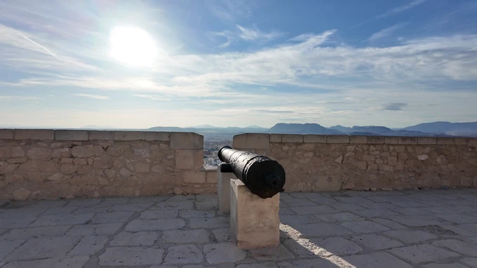 Historic Cannon Overlooking Landscape