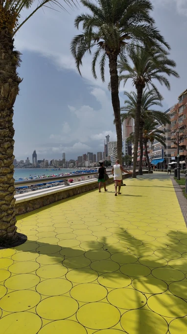 Seaside Promenade in the City