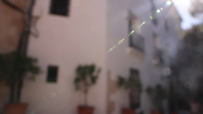 Blurred Alleyway Scene