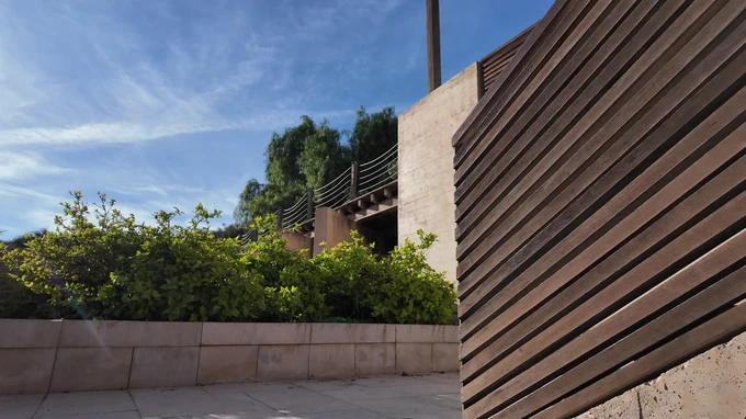 Modern Architectural Design with Natural Elements