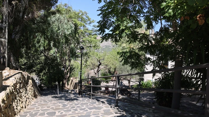 Tranquil Park Pathway