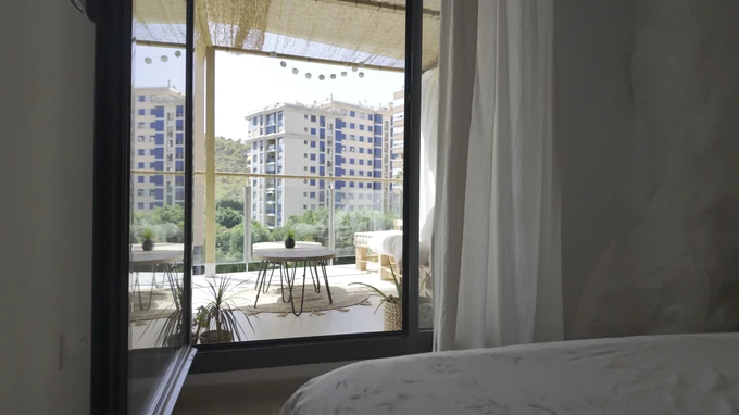 Urban Balcony View