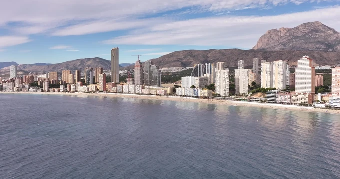 Coastal City Skyline