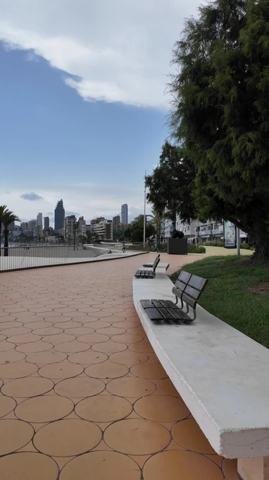 Riverside Walkway in the City