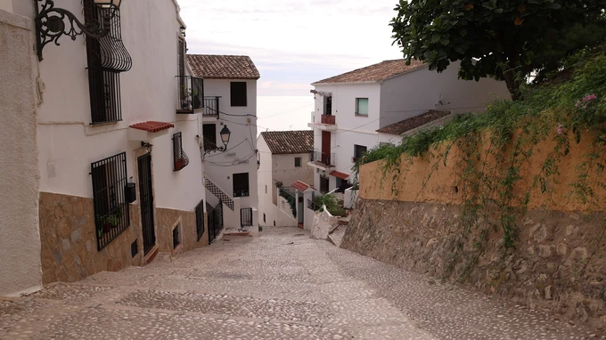 Charming Cobblestone Street