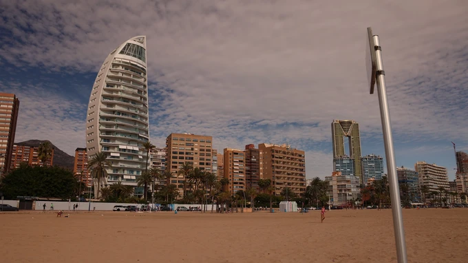 Beachfront Cityscape