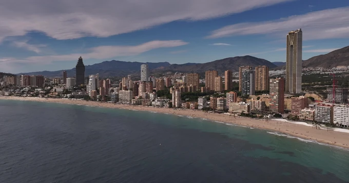 Coastal City Skyline