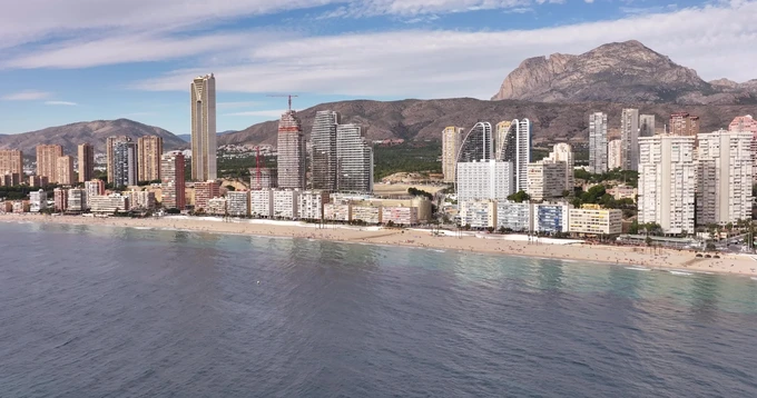 Coastal City Skyline