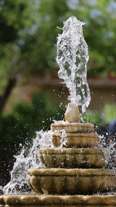 Elegant Stone Fountain